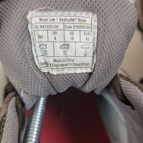 Karrimor Mount Low 7 Waterproof Hiking Shoes Bodmin IV Weathertite Walking Shoes main image 5